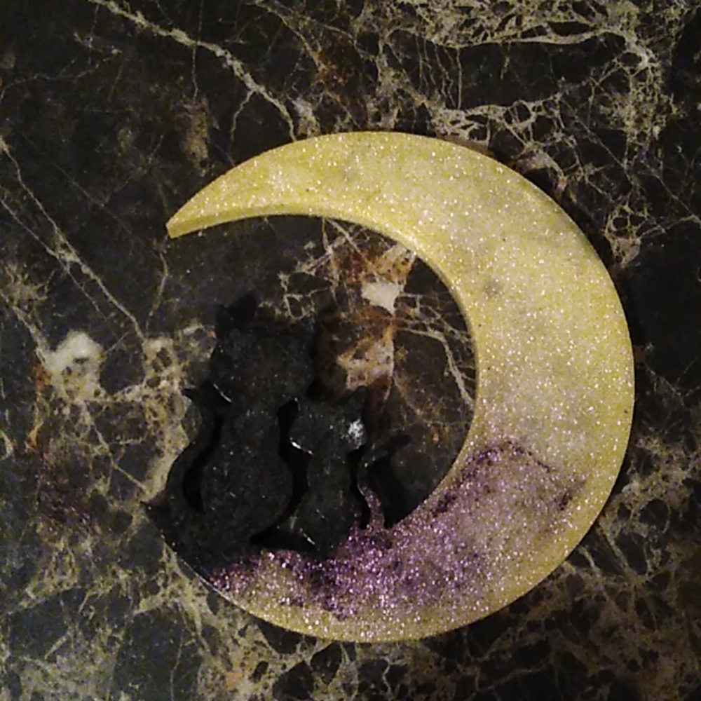 Epoxy resin moon catchers/wall decor